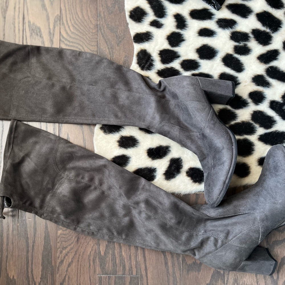 Marc Fisher Dark Grey over the knee boots.